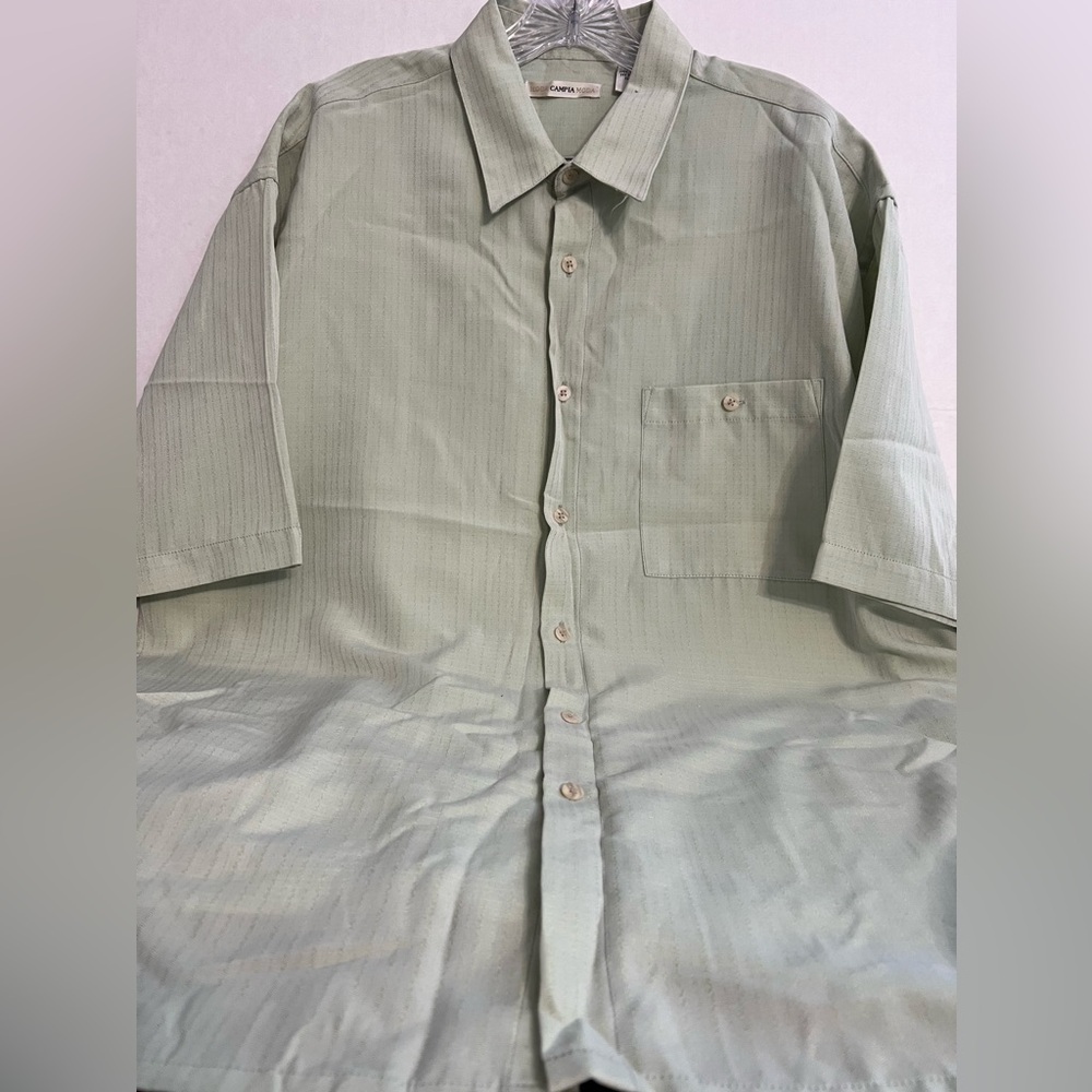 Moda Campia Moda Men’s Short Sleeve Button Down Shirt
